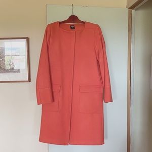 Kate Spade Saturday Long Wool Coat, Size L